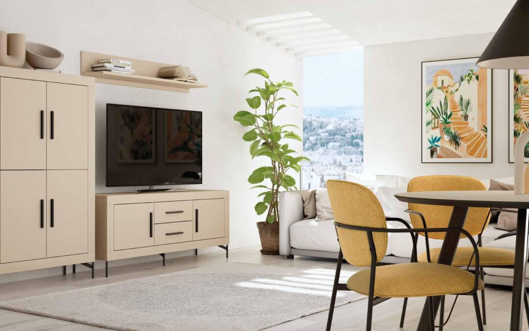 Decoración de interiores: combina muebles contemporáneos y estilo vintage